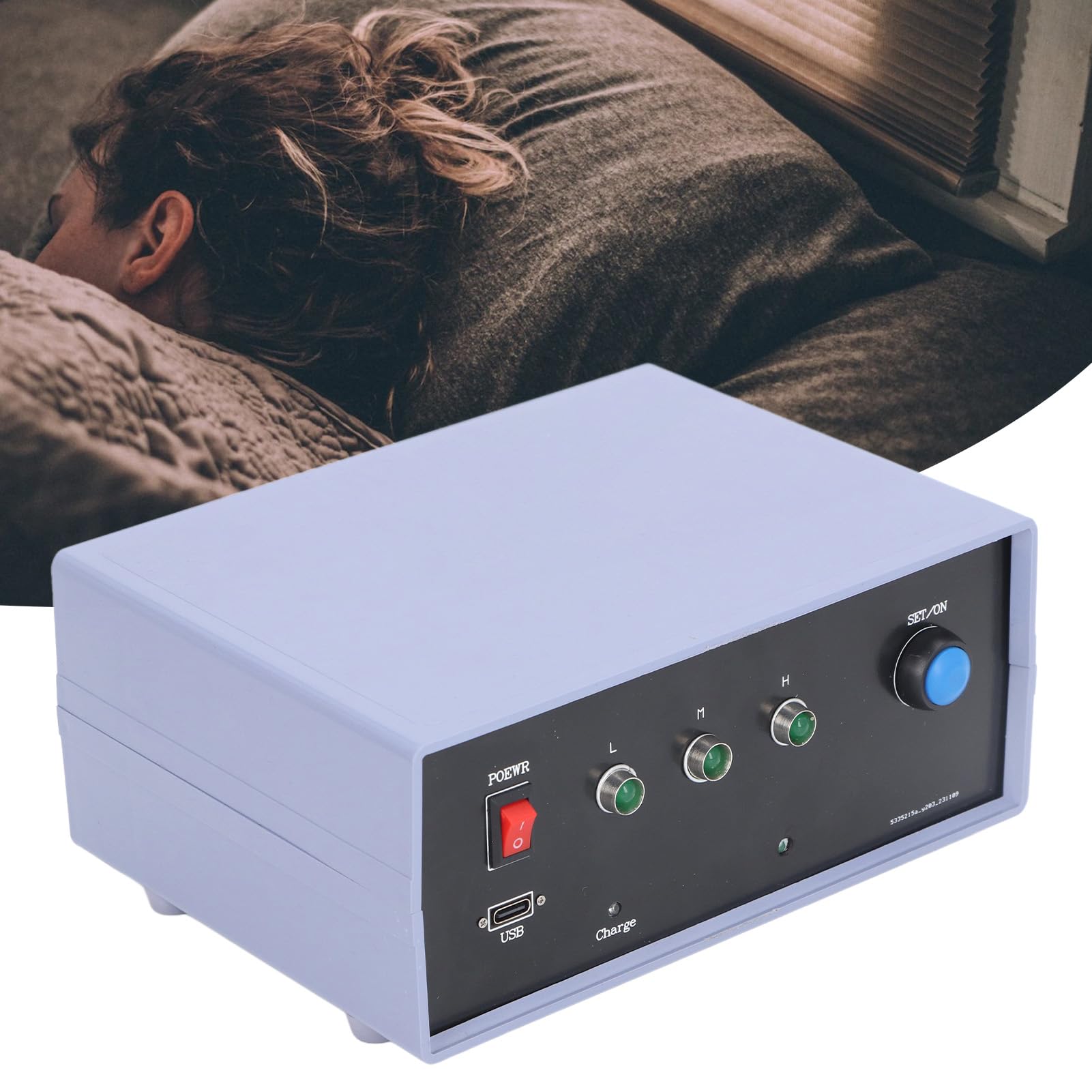 Generatore di Onde Generatore di Impulsi a Frequenza Ultra Bassa Ricaricabile a Risonanza a 3 Marce 5 W 5 V