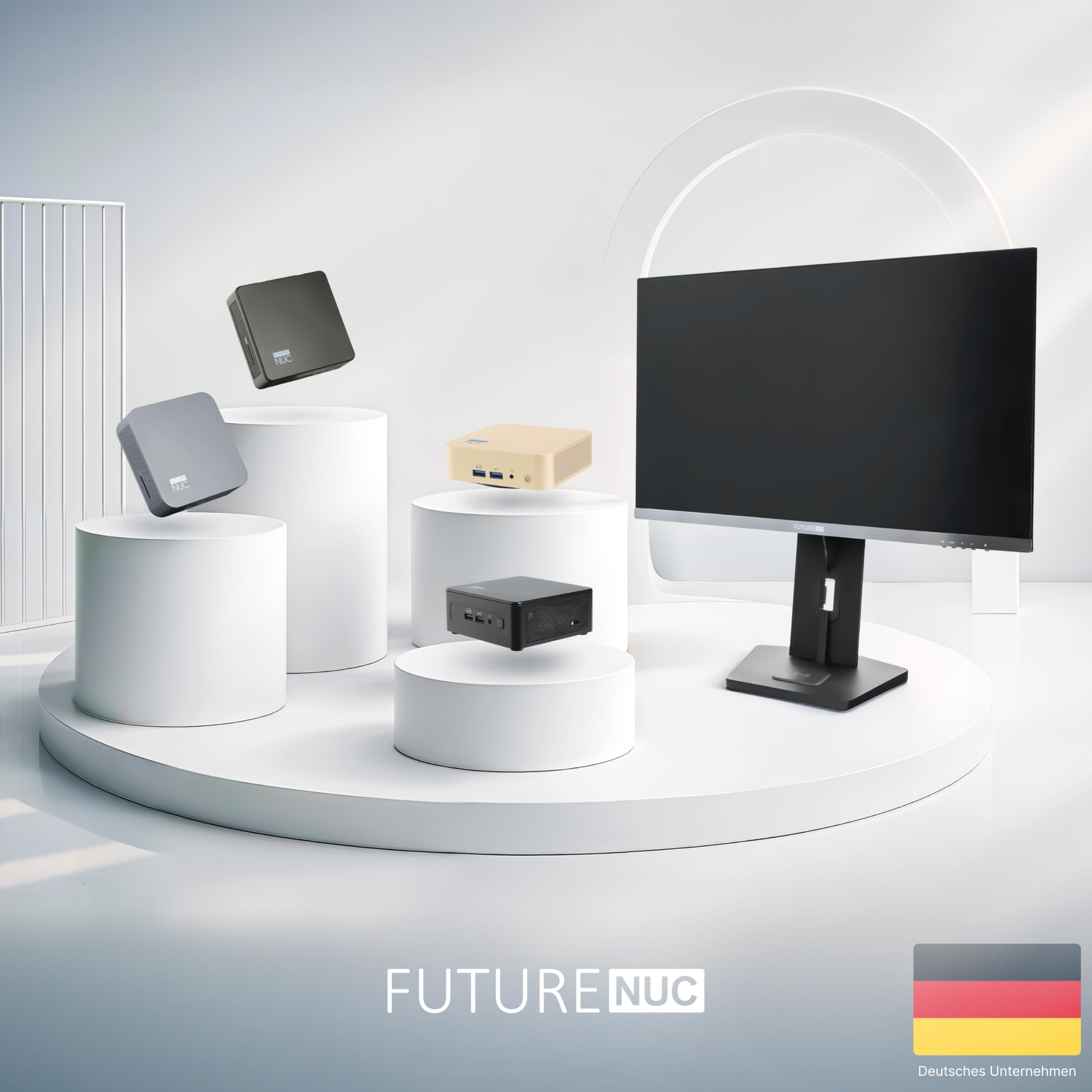 Lux Intel® Core-i5 13. Gen. • NUC13 Lux PC • 10 Kerne, bis zu 4,6GHz • 16GB RAM, 512GB SSD • WiFi 6E, TB 4, BT 5.3 • Windows 11 Pro • Mini Micro Desktop PC für Home & Business