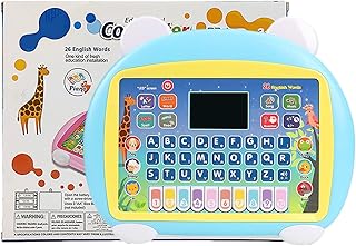 HanYing Learning Tablet for Kids, Early Learning Machine with LED Display, Educational Toy, Learn Alphabet, Numbers, Word, Music, Math - Early Development Electronic Activity Game