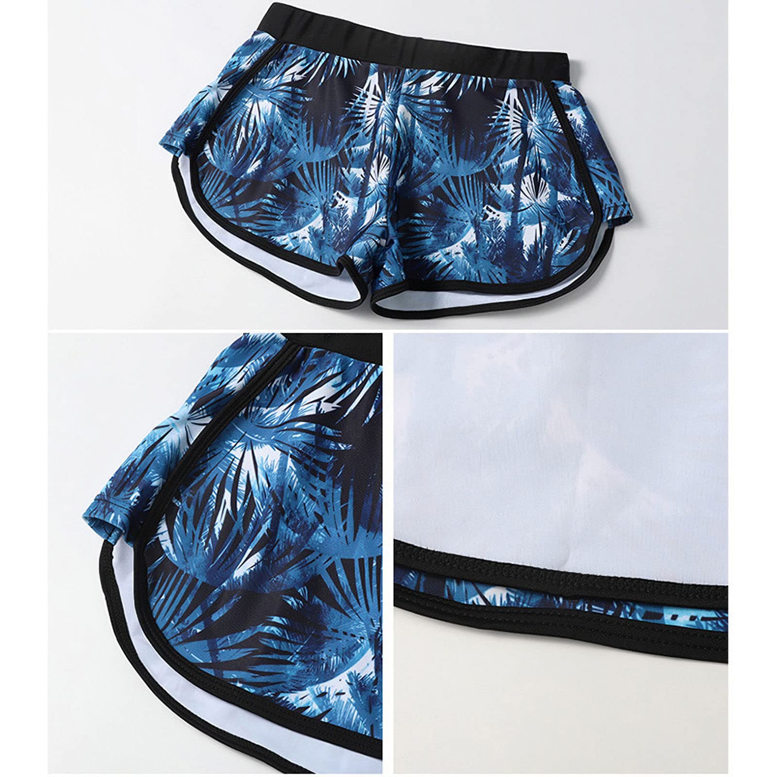 Traje de Neopreno para Mujer, Juego de 5 Piezas Traje de Surf Protección UV, Traje de Buceo Elástico Atlético Manga Larga Verano, Traje de Baño Dividido-L(52-59kg)-Mujer