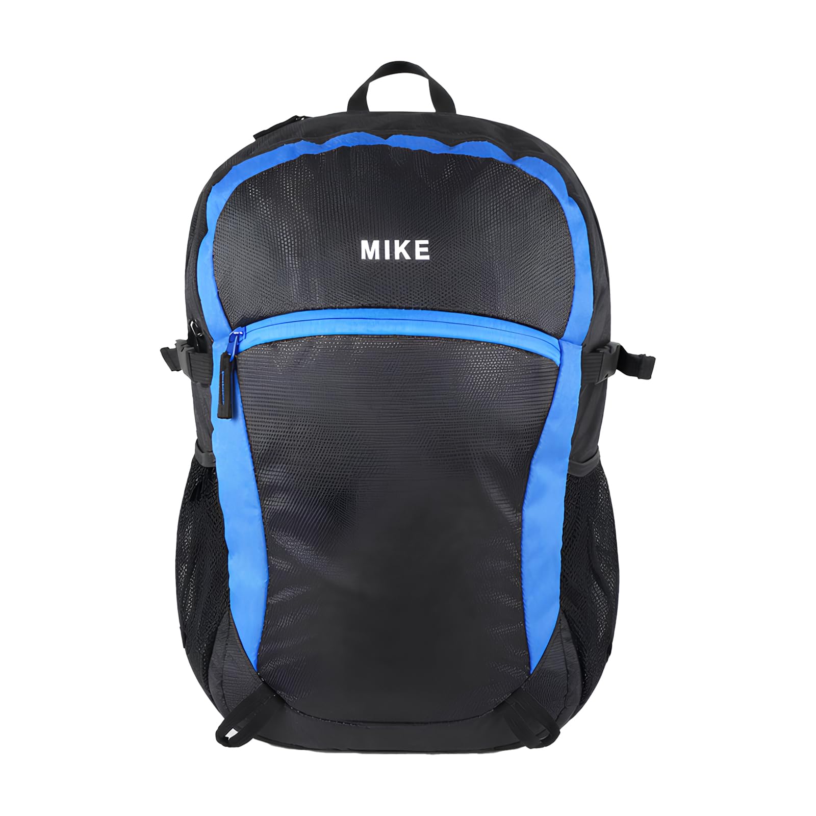 Mike Urban Trek Backpack, Black, Dobby, 37L, with Rain Cover, Laptop Compatible, Waist Belt, Multi-Pocket-image-17