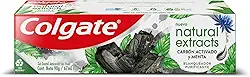 Colgate Creme Dental Natural Extracts Carvão Ativado e menta 90g