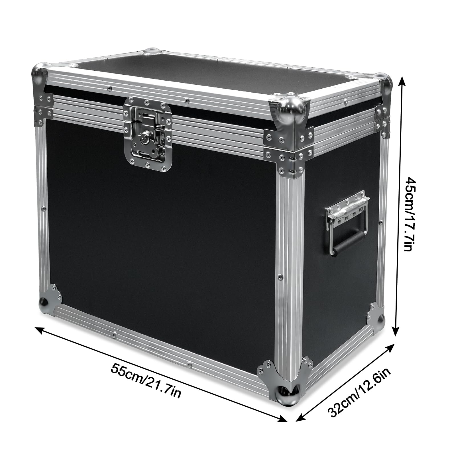 Flight case con Rotelle, Fly case 52,5 x 31 x 48 cm, per ZQ02241 150W teste mobili moving head led
