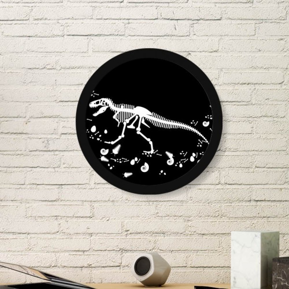 Os de dinosaure cadre de peinture noire accueil stickers M