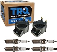 Vista 17 de Kit de Bobina de Encendido y Bujía de TRQ 8 Piezas Bujías de Iridio Compatibles con Toyota Tacoma 2005-2014 4Runner 2010 Tacoma 2015-2021