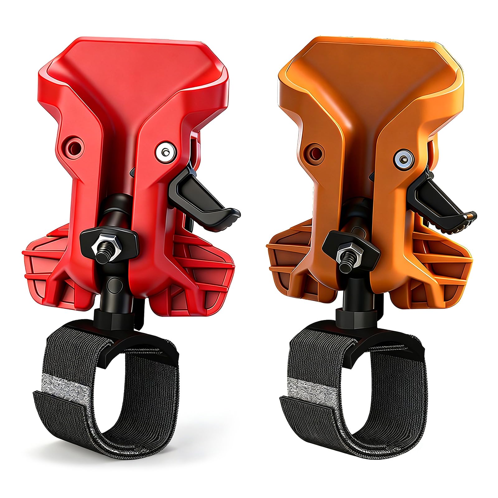 Geavonyg Red And Yellow Drill Holder Belt Clip Hook For Power Tool Quick Access Eletric Clip On For