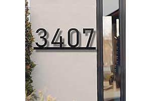 Personalized Metal House Number Sign: Enhance Your Curb Appeal!