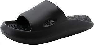 [Alvisto] 理学療法士推奨 スリッパ 室内 サンダル 4cm超厚底 エアースリッパ ルームシューズ レディース メンズ ベランダ バス トイレ 超軽量 静音防滑 柔らか 抗菌防臭 EVA air slippers ブラック 26.0-27.0cm