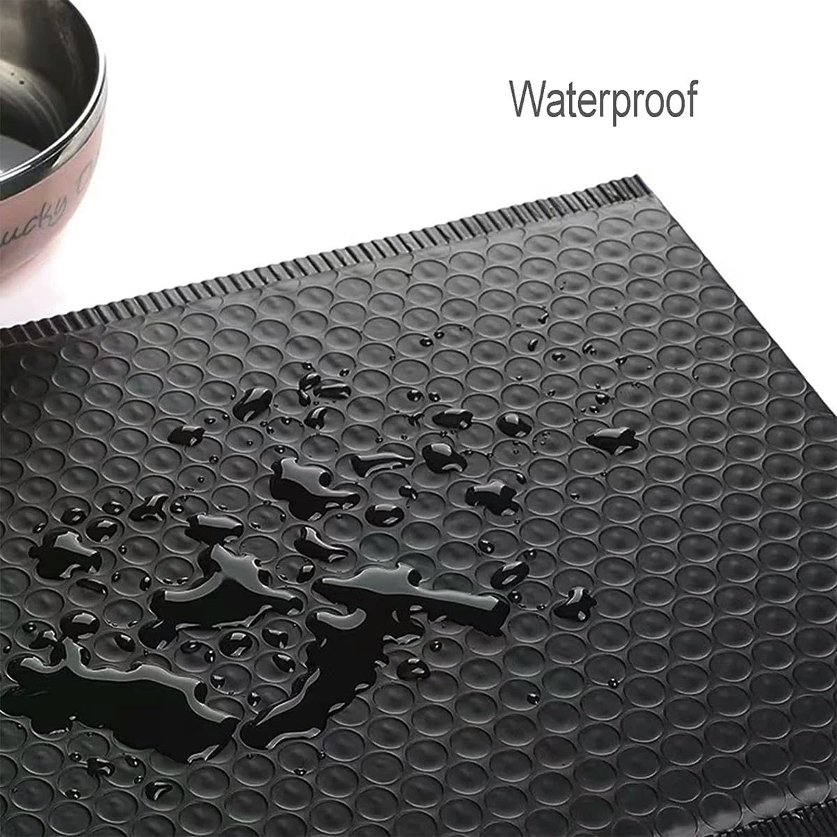 100 Stück Kraftpapier-, gepolsterte Versandtaschen, Versandumschläge, selbstklebende Versandverpackung, Kurier-Aufbewahrungsbeutel, violett, 13 x 15 cm