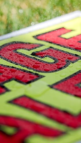 Miniatura 4 de Sunburst Systems 3925 Letrero grande de venta de garaje montado con estaca en U de metal, doble cara con flechas, 22 x 32 pulgadas, paquete de 10