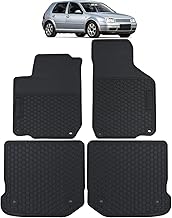 Car Rubber Floor Mats Black Premium Set for VW Golf 4 Saloon Variant 97-07