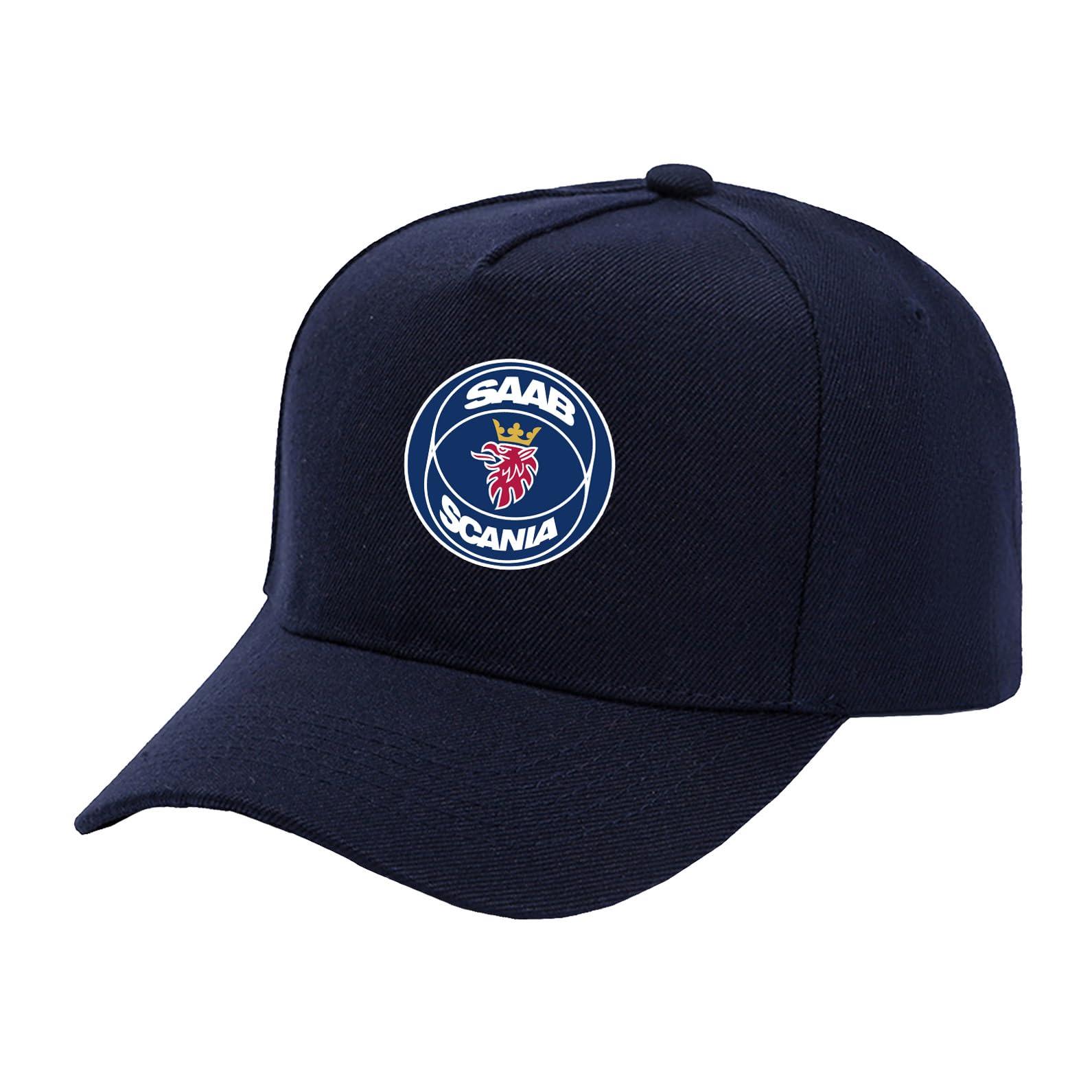 Fbwzsag Unisex Dark Blue Baseball Cap Printed Ball Cap For Saab Breathable Plaintone Trucker Hat Sportstyle Dad Hat Adjustable Lightweight Snapback Hat-||One Size