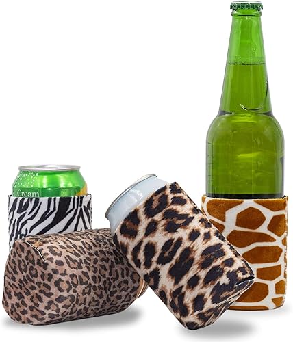 Miniatura 4 de Carol Velvet - Fundas de neopreno para latas de refrescos de cerveza, bebidas frías, cubierta aislada para botellas para barbacoa, soltero, fiesta
