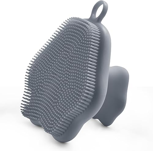 Miniatura 7 de Limpiador facial de silicona, cepillos de limpieza facial manuales, cepillo de limpieza facial ecológico para piel sensible, delicada y seca,