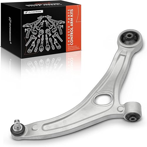 A-Premium Brazo de control inferior delantero derecho, con rótula y buje, compatible con Hyundai Sonata 2011-2015, Azera 2015-2017 y Kia Optima