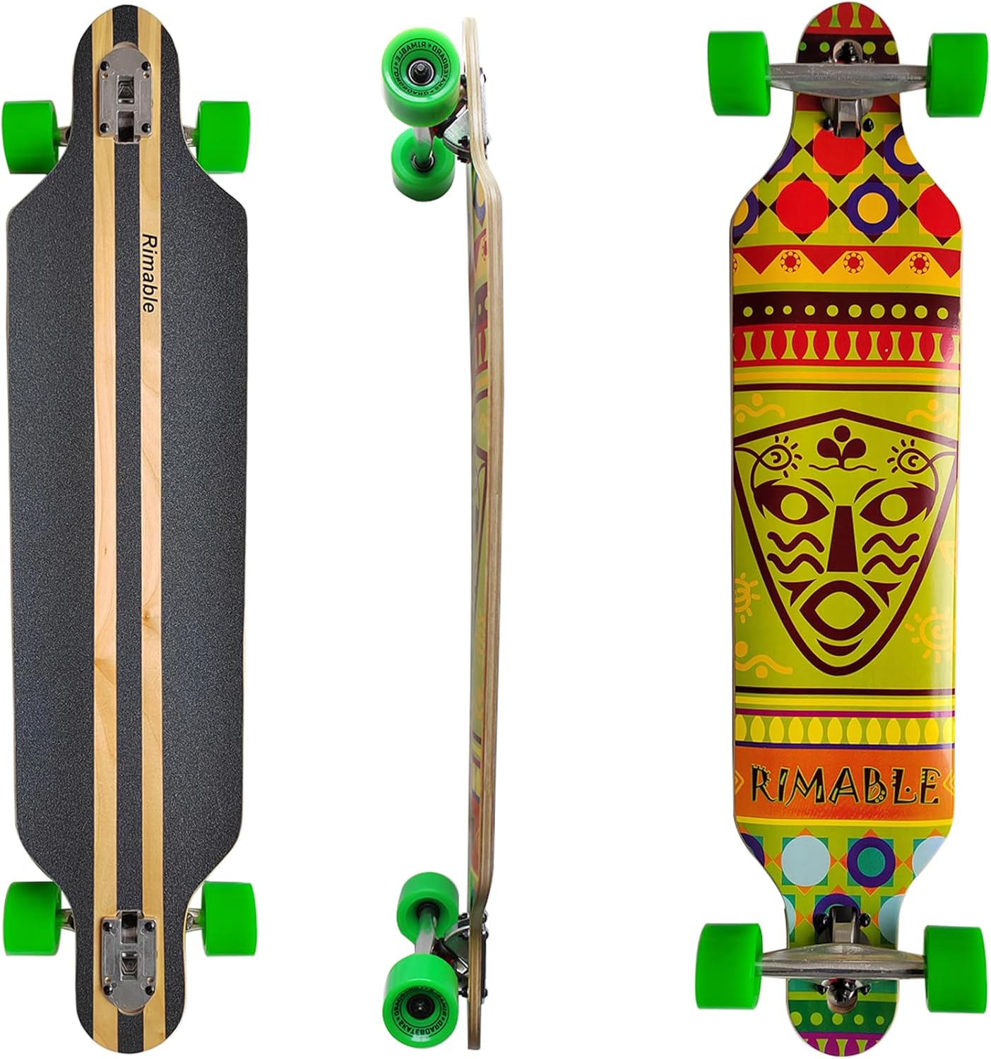 Drop-Through Longboard (41-inch) Africa Pattern