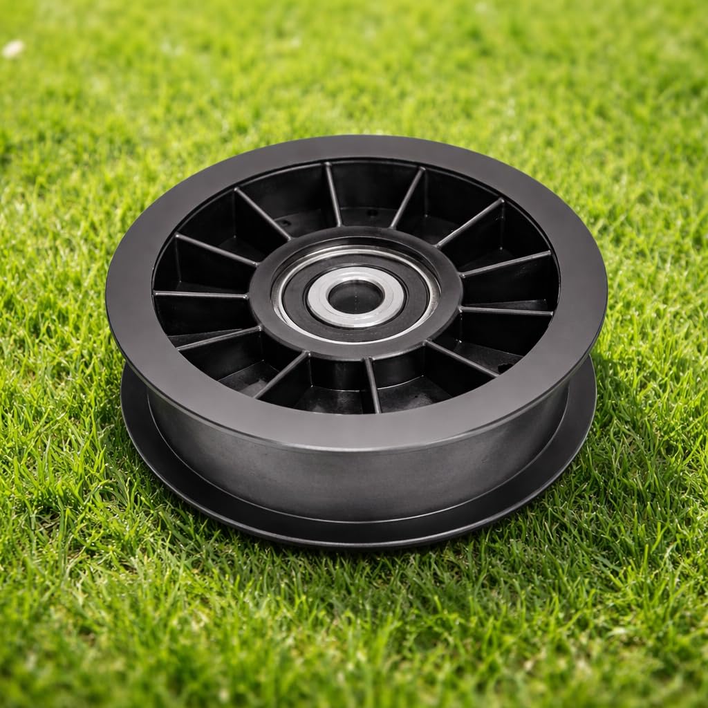 116-2456 Flat Idler Pulley Compatible with Ex-Mark Quest Pioneer Lazer Z Radius Z-Spray Toro Z Master Titan HD Zero Turn Mower 74452 74460 74461 74462 74463 74465 74453, 1 Pack