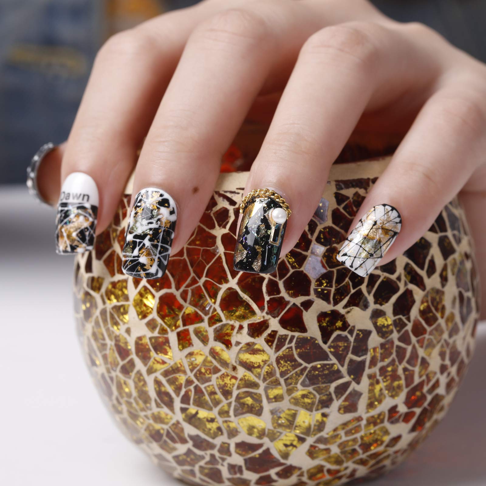 BLUESKY Gel Nail Polish, Matrix Gel, Pearl of Lao Tzu, biały, 8 ml, żel Spider Gel, Lakier do paznokci, żel pająkowy do paznokci, biały kolorowy żel do stylizacji paznokci 8 ml