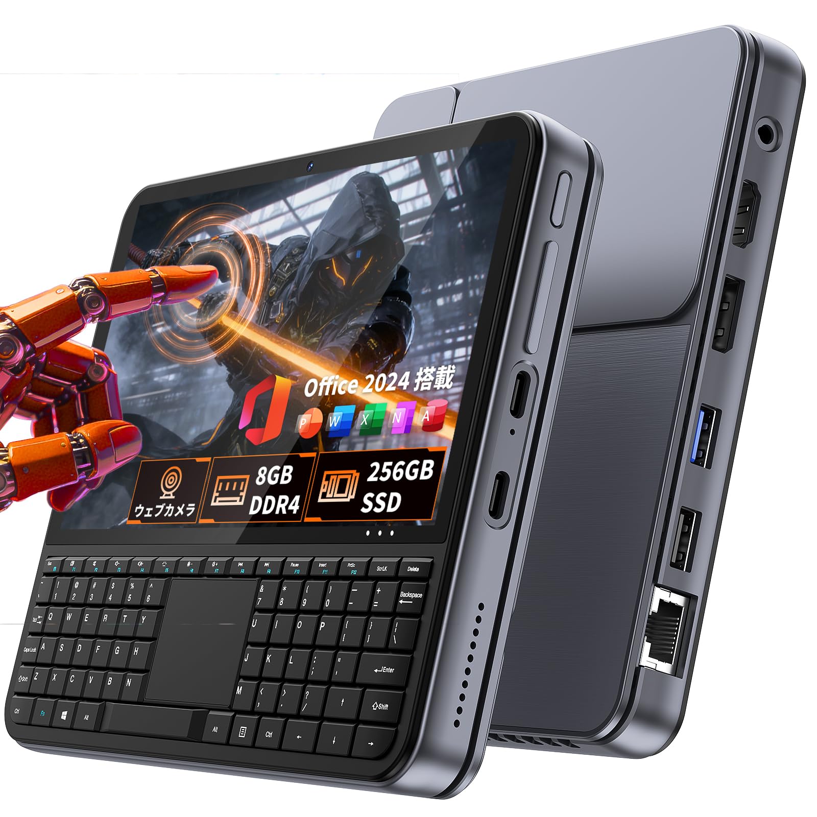 510486　ミニpc n150 8gb 256gb ssd 4K2画面 Amazon.co.jp: ミニpc ディスプレイ付き【Intel N150搭載】8GB DDR4+