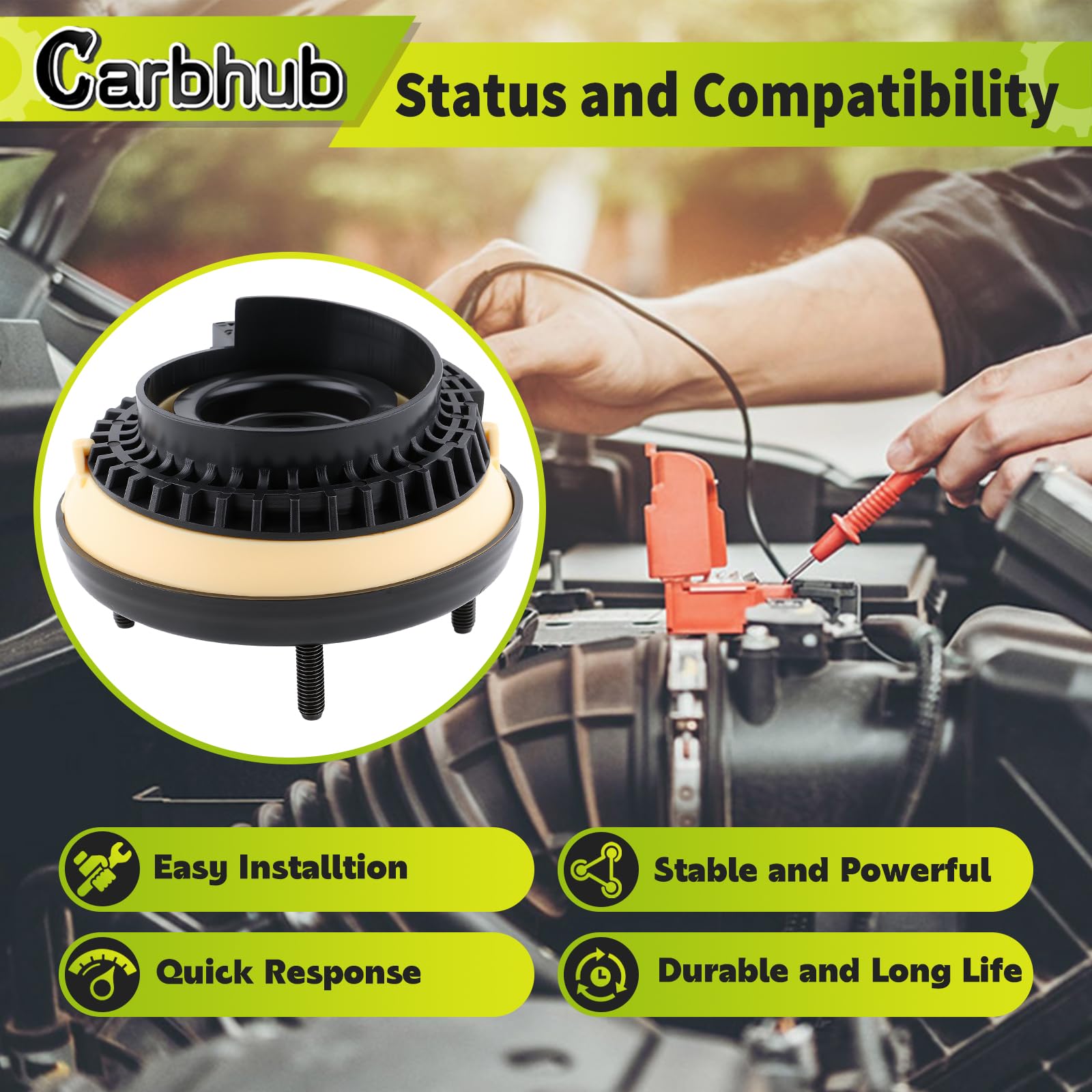 Amazon.com: Carbhub C2D51875 Left & Right Front Strut Shock Mount