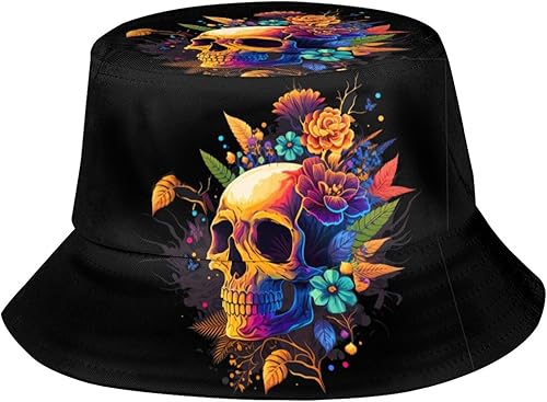 Halloween Bucket Hat Bats Fisherman Hat Funny Packable Travel Beach Hats Outdoor Sun Cap for Women Men