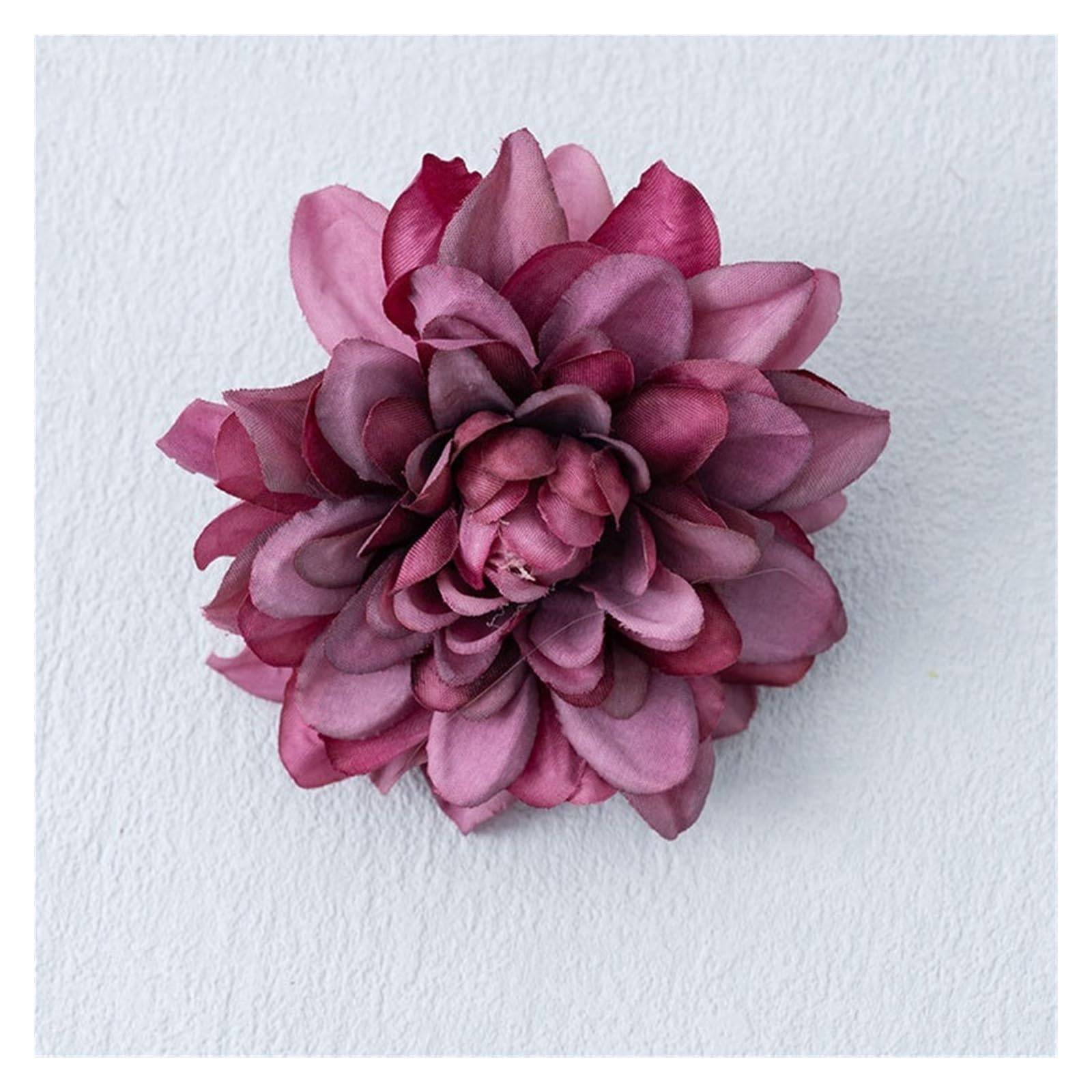 WENH 20Pcs/lot Artificial Silk Flower Dahlia Head For Wedding Background Wall Flower Arrangement DIY Wreath Party Home Decor Dahlias(Purple)