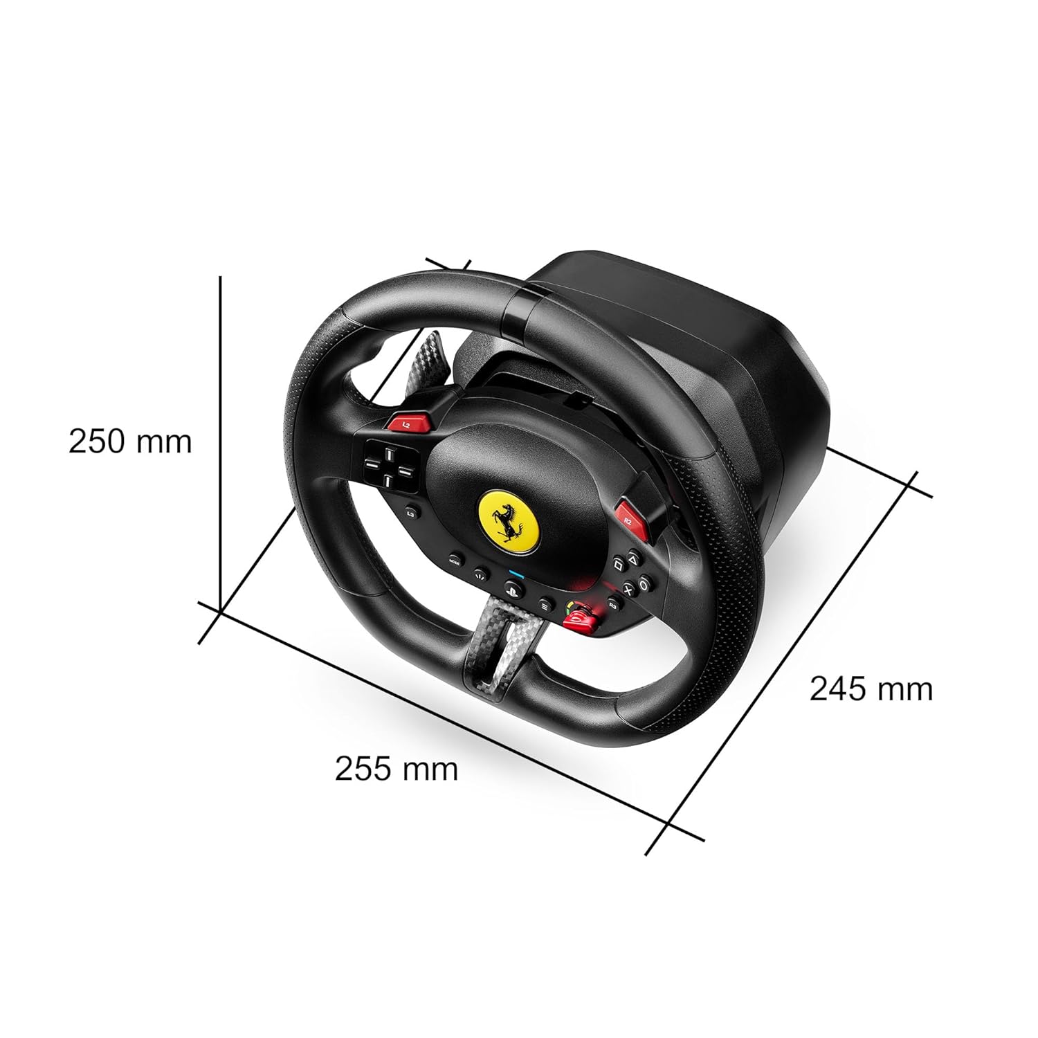 Thrustmaster T98 Ferrari 296 GTB, Racing Wheel for PS5, PS4, PC