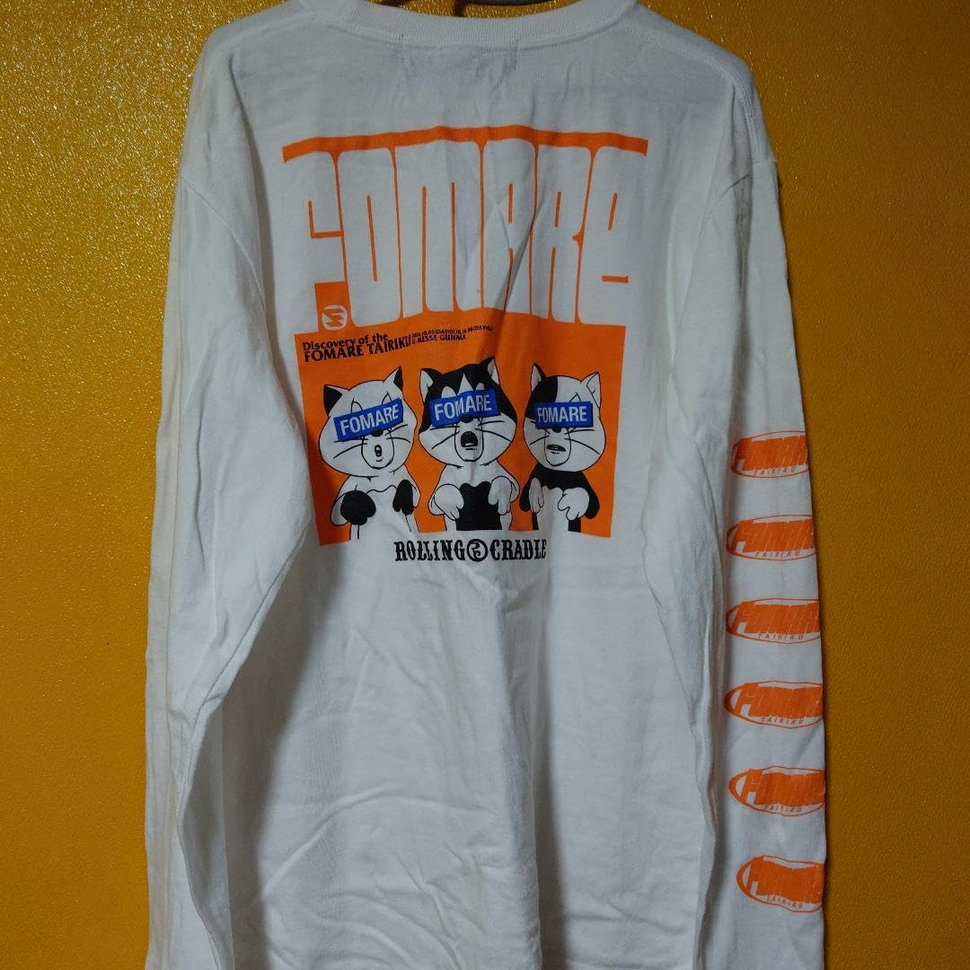 Amazon.co.jp: FOMARE大陸 ロリクレ コラボロングTシャツ ホワイト L
