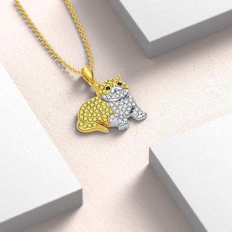 Amazon.co.jp: SELKAT 猫ネックレス 13種の猫ネックレス S925