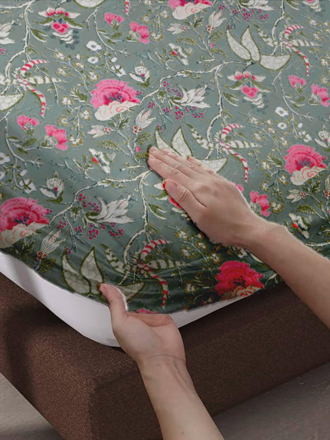 Cotton King Size Fitted Bed Sheet Set -3 Cotton King Size Fitted Bed Sheet Set -3