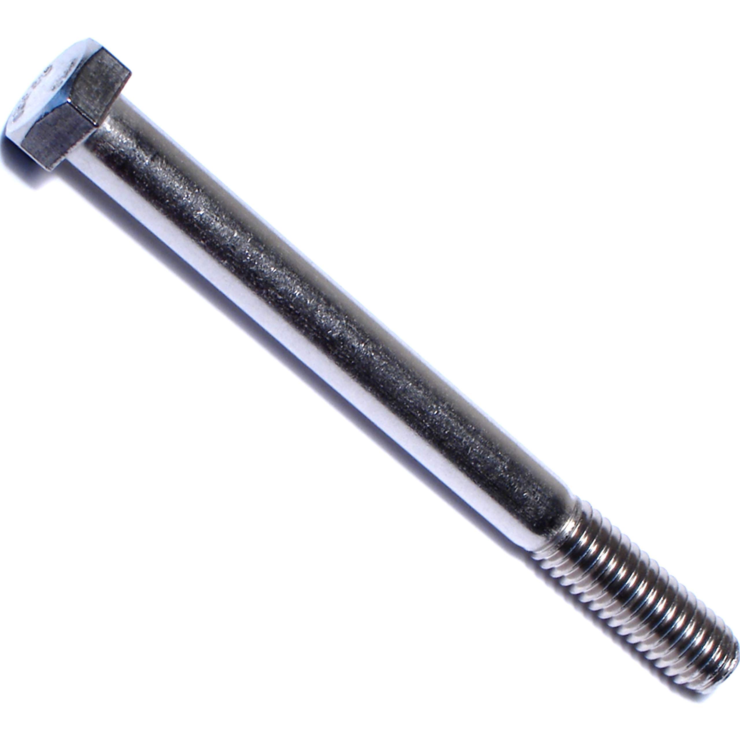 Hard-to-Find Fastener 014973184476 3/8-16 x 4 Coarse Hex Cap 