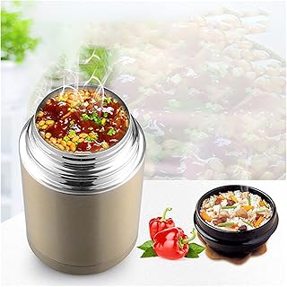 Pudełko śniadaniowe Duża pojemność 80. 0ML / 1000ML. Podwójne termosowe pudełko lunchowe kolby próżniowe Przenośne obiad Bento Box Container Pojemnik (Color : Gray1000ml)