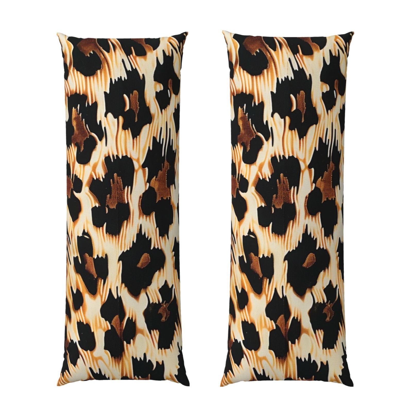 Body Pillow Cover 20x54 Inch, Leopard Print Print Long Lumbar Pillow Case with Zipper Long Body Pillowcase Decorative for Bed Sofa Bedroom