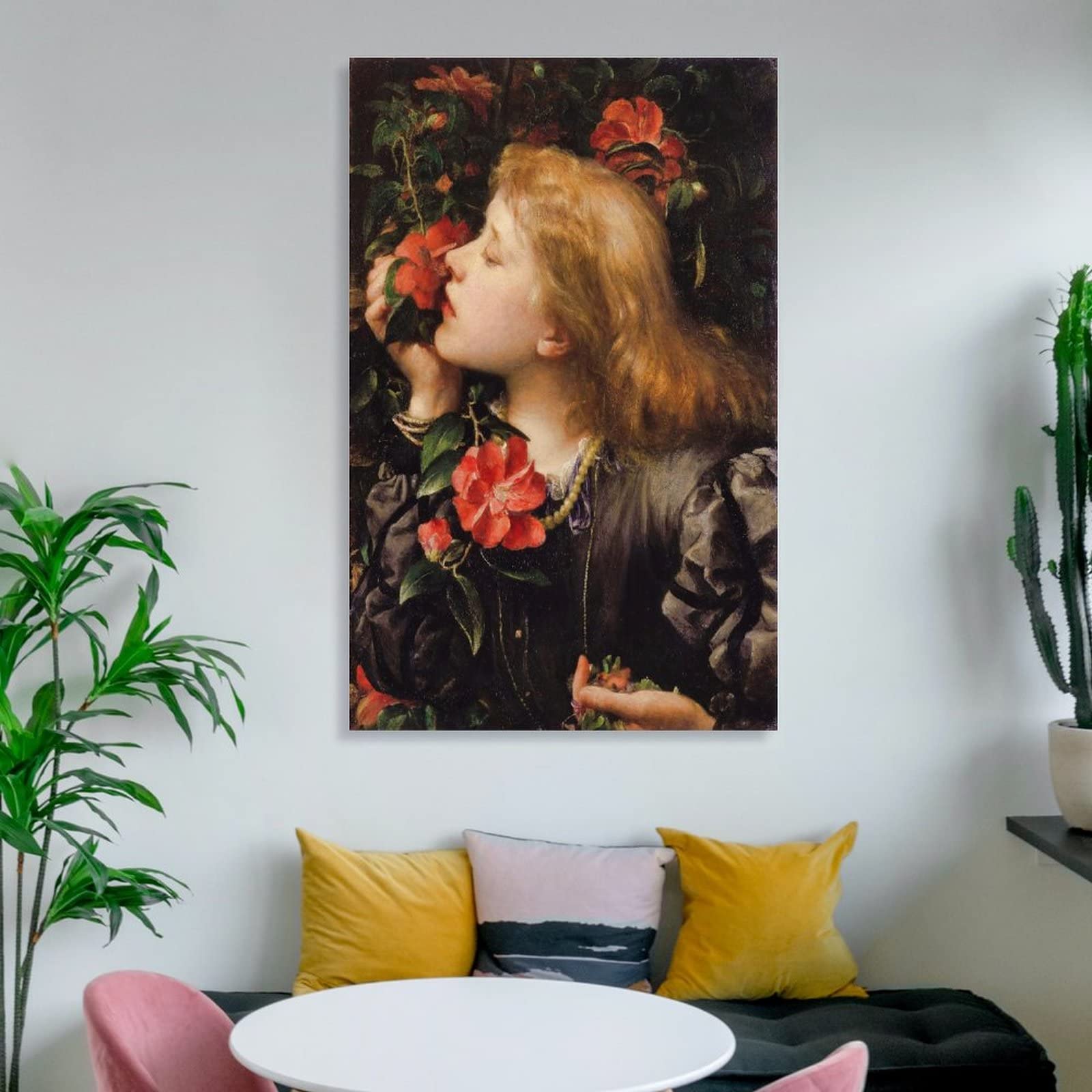【アート】シェリーブラム絵画ポスター勿忘草ワスレナグサ モデルルーム展示 額入り ワシリー・カンディンスキー Dull gray アートポスター モダン