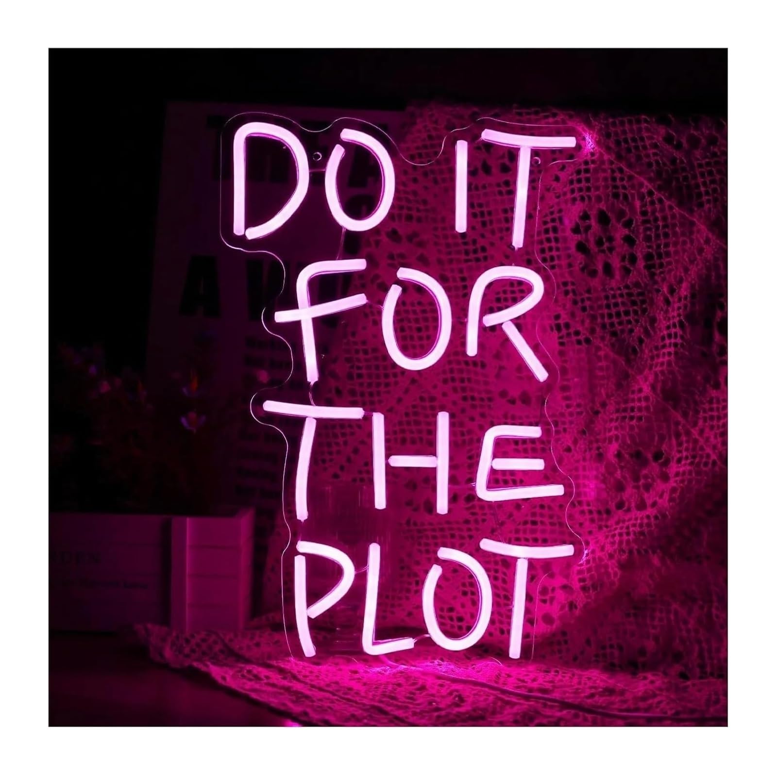 Zynther Neon lamp Neon Light Decoration Do It for The Plot for neon Sign LED Dimmable