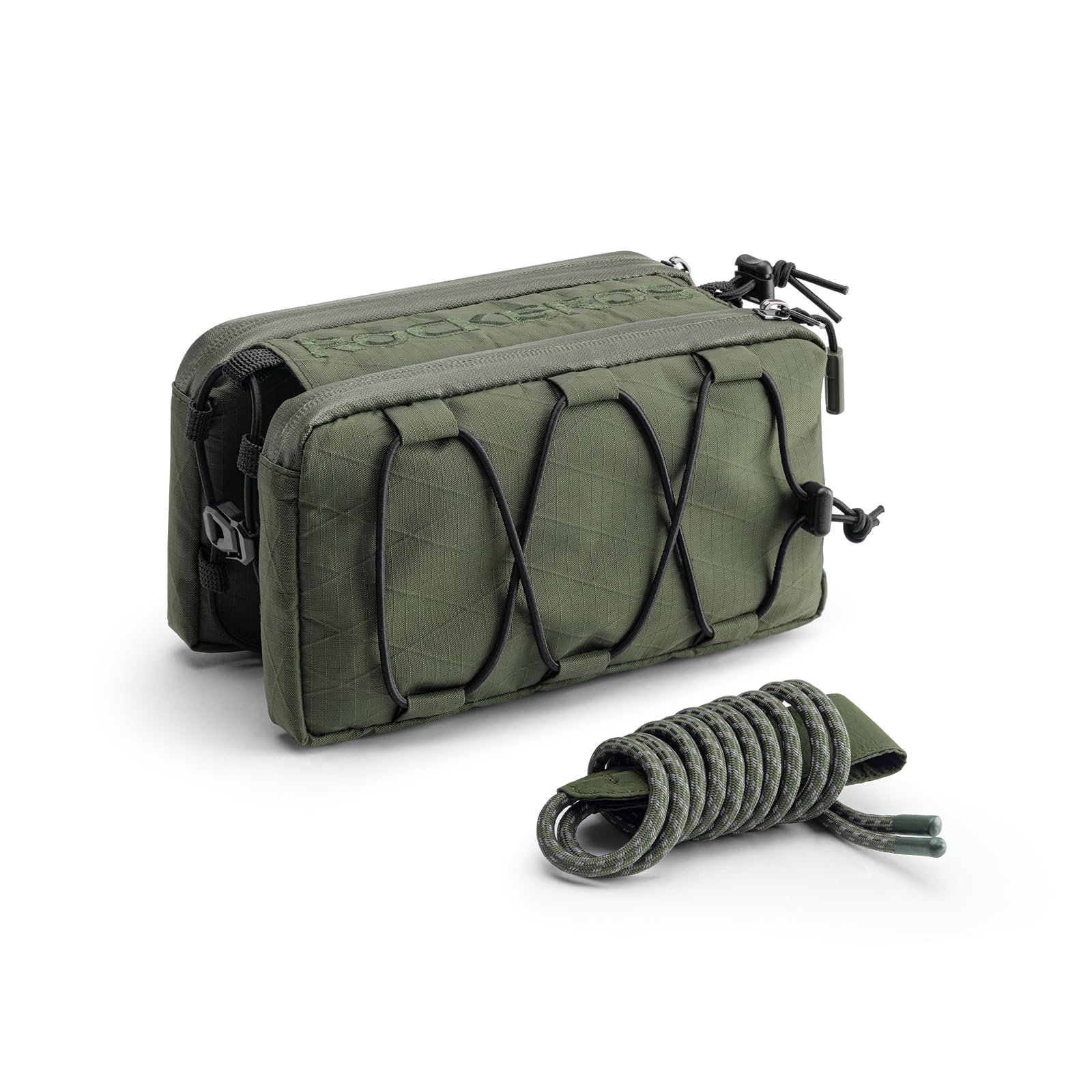 ROCKBROS Bolsa para cuadro de bicicleta, bolsa de tubo superior con 2 bolsillos laterales para MTB, BMX, carreras, vintage, carretera, grave, con correa para el hombro