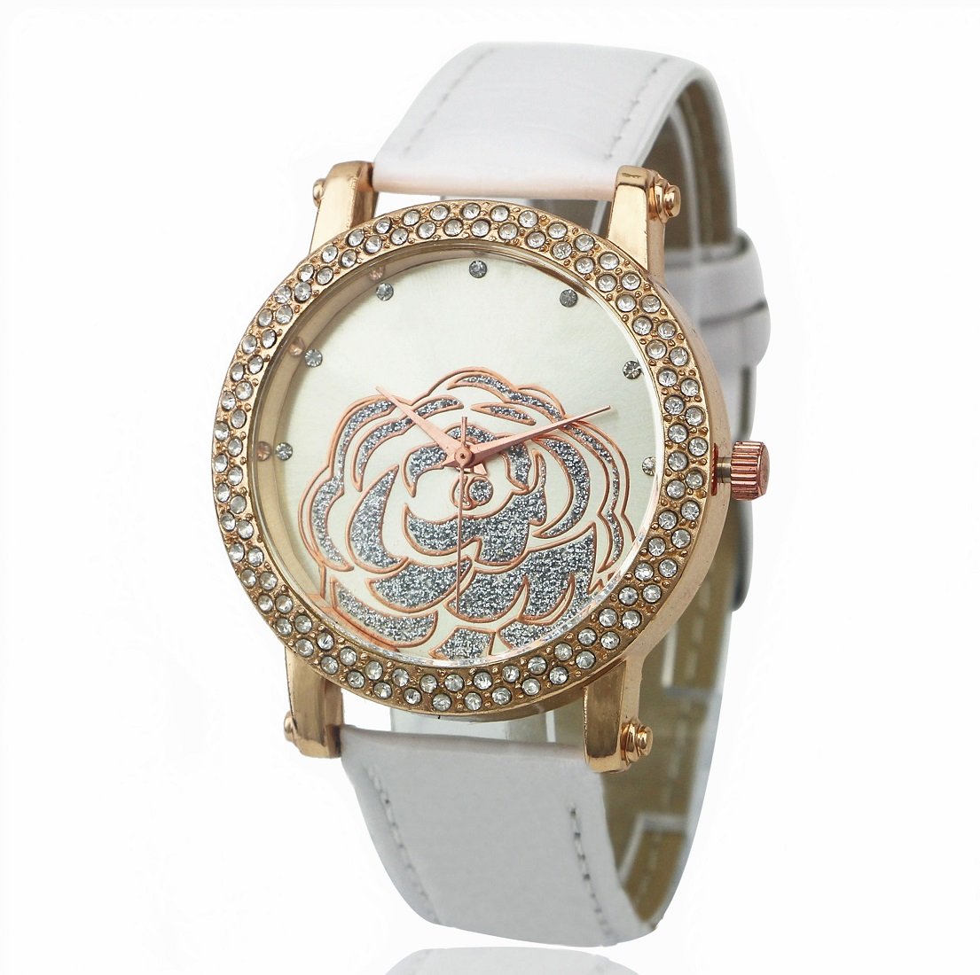 Geneva Platinum Big Size Analog Gold Dial Womens Watch - GP-252 (B01M7T32H9) Amazon Price History, Amazon Price Tracker