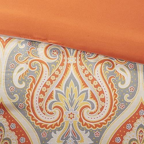 Miniatura 9 de Comfort Spaces Juego de edredÃ³n acogedor, diseÃ±o clÃ¡sico moderno, ropa de cama alternativa para todas las estaciones, fundas a juego, falda de