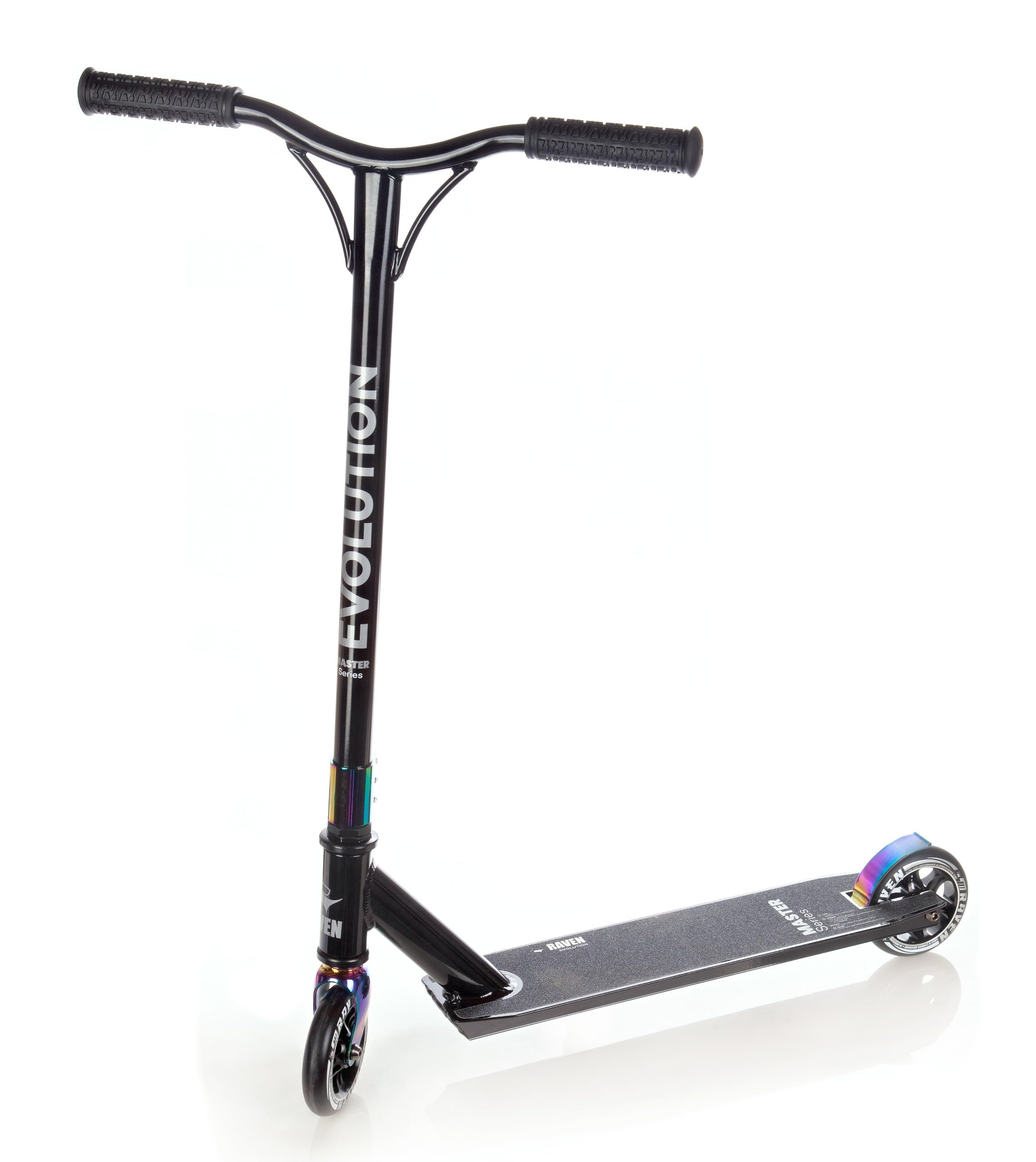 Raven - Trottinette Freestyle Evolution Master 110mm RAVEN Master Adulte Enfant Neo Chrome Mixte Stunt Scooter Robuste Kickscooter Adulte Enfant Mixte Freestyle Neo Chrome