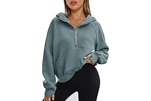 Fleece-Lined Ladies' Quarter-Zip Pullover: Stay Warm in Casual Style