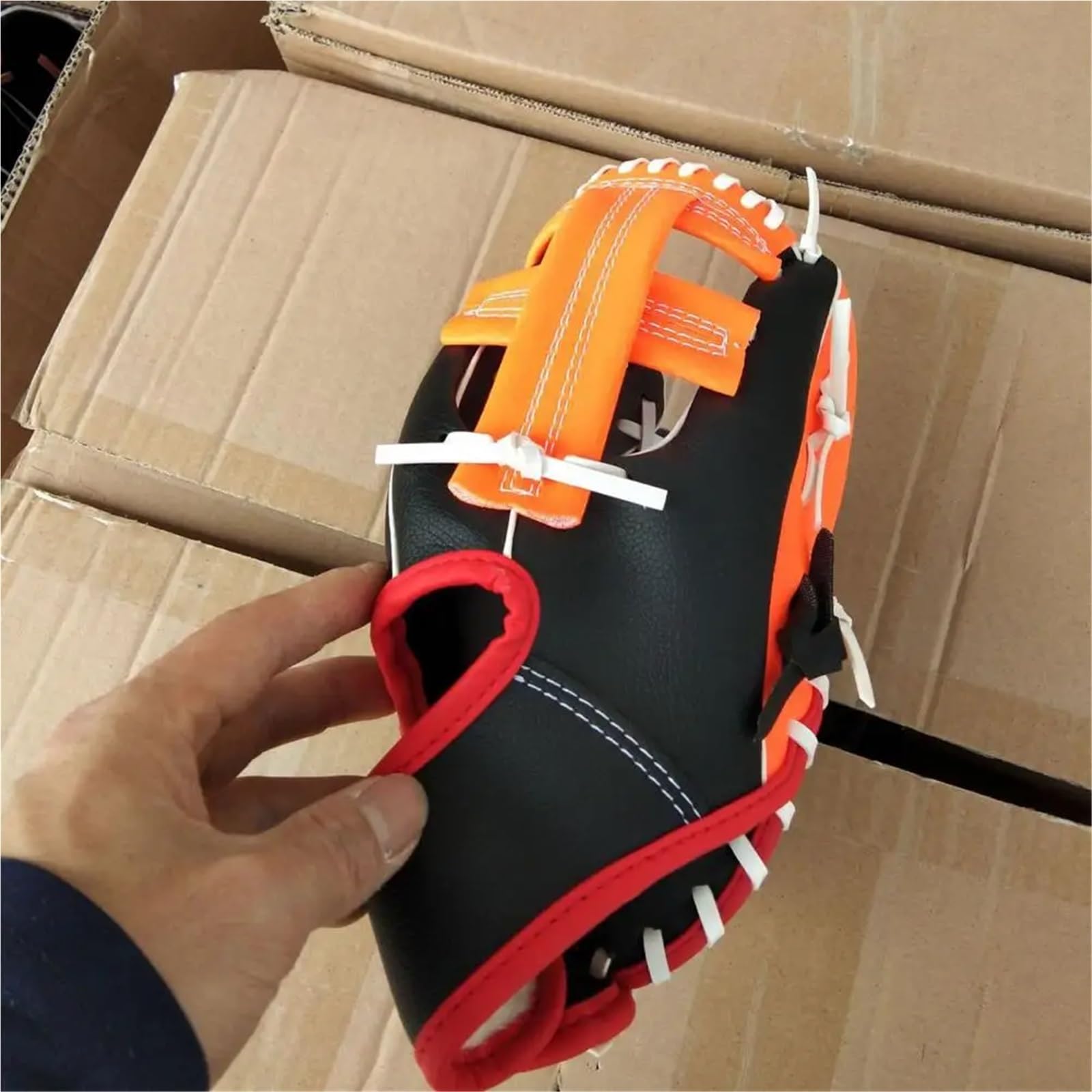 Guantes de Beisbol, Softball Guantes Guante de béisbol y sóftbol Deportivo, Grueso, Piel sintética, Resistente a Impactos, for jóvenes, niños Adultos