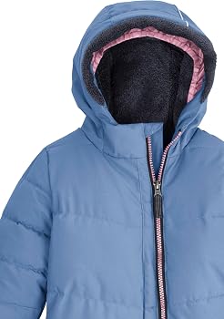 Tuta da neve calda con funzione idrorepellente - nero/ciclamino Tuta da neve calda con funzione idrorepellente - nero/ciclamino