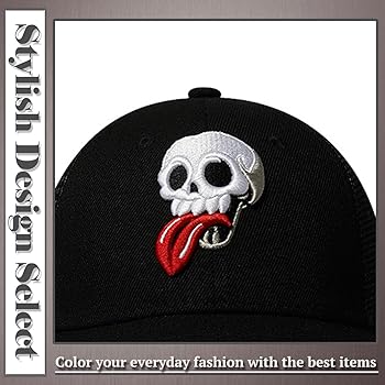 Amazon | [ワン リミテーション] メッシュ キャップ スカル