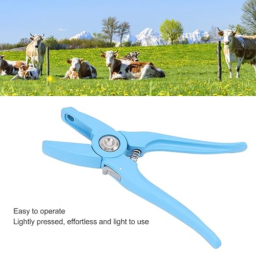 Miniatura 8 de Universal Metal Animal Ear Tag Plier, Ear Tag Applicator for Cow Sheep Goat Pig Cattle, Durable Iron Livestock Ear Tag Wear Tool with Ergonomic