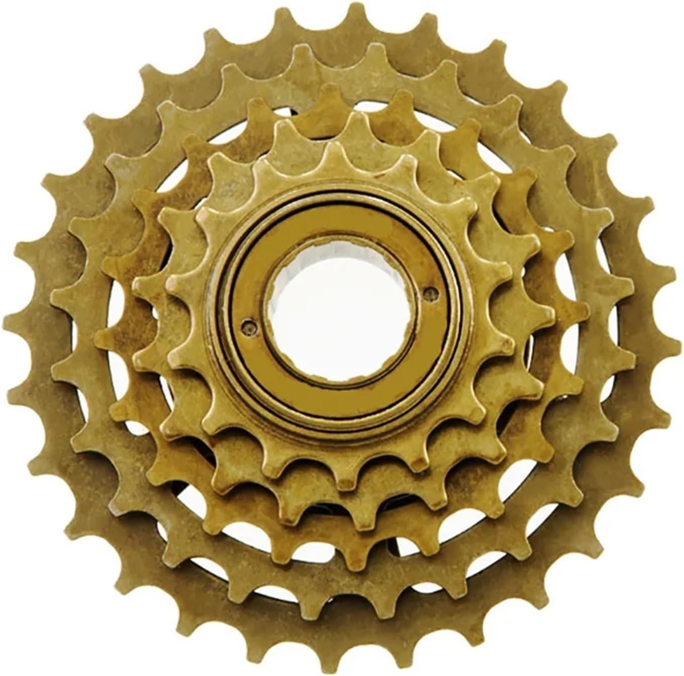 Flywheel Locking Tool Flywheel Puller MTB Freewheel 5/6/7/8 28T 32T Speed Folding Road Bike Rotary Positioning Variable Speed GearThread Stainless Parts(6s 14-28T Brown A)