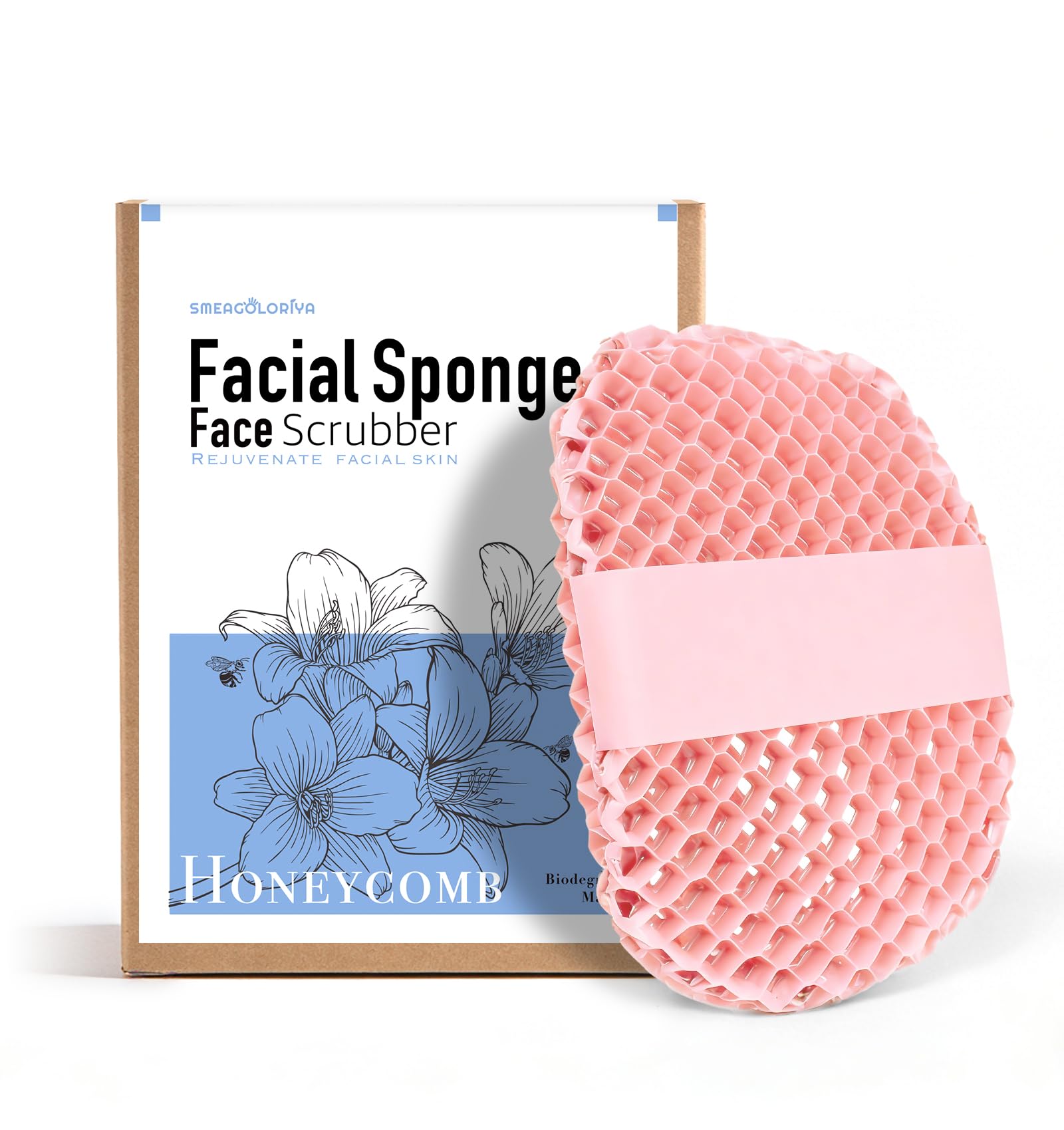 Bath Mitt - Exfoliating Glove, Honeycomb Body Scrubber,Massage Body Scrub Gloves for Home Spa,Mitt Sponges for Cleaning Body,Deep and Gentle,Fast foaming (Pink(Softer,Small Size,) New Version)