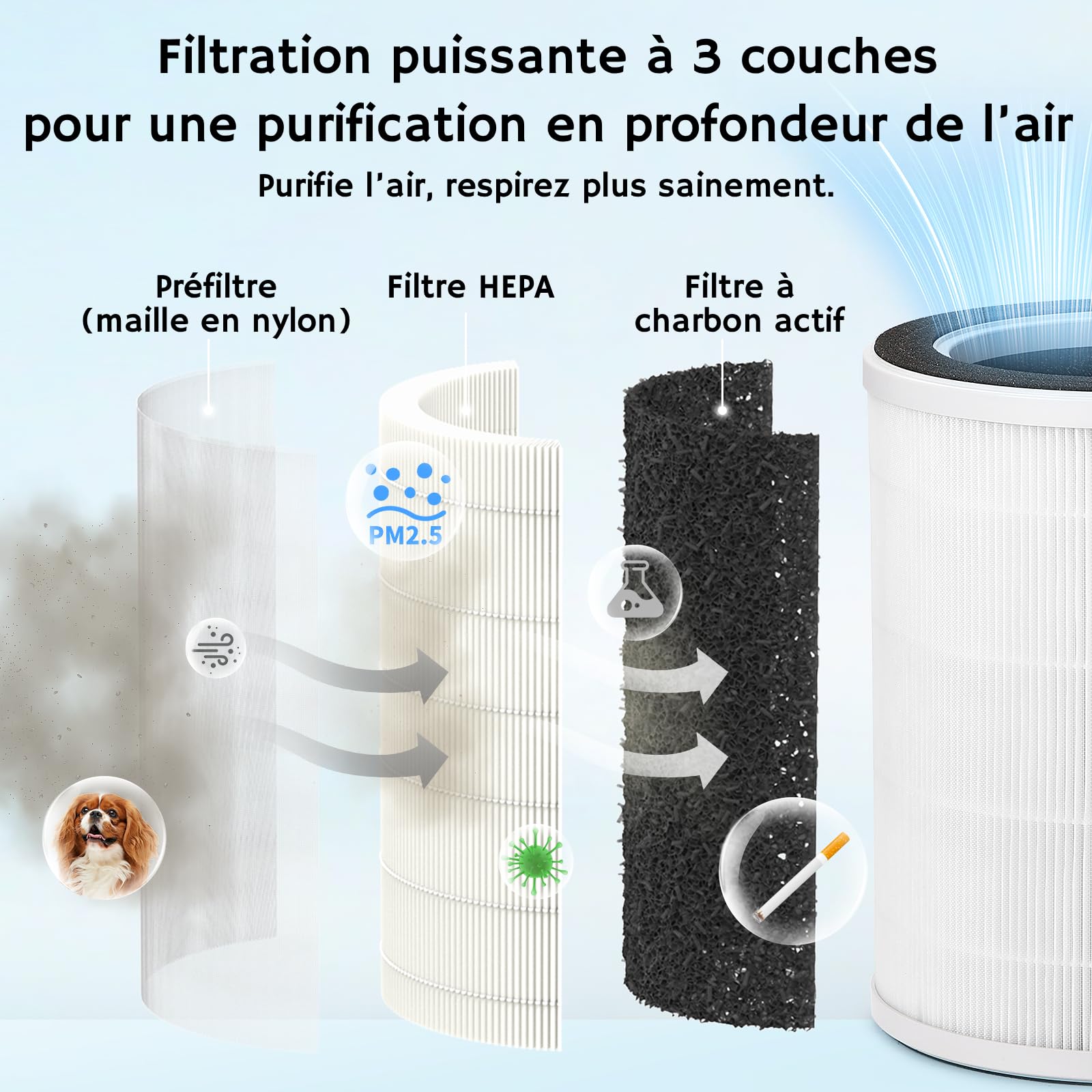 Airthereal AEH300 Purificateur et Humidificateur
