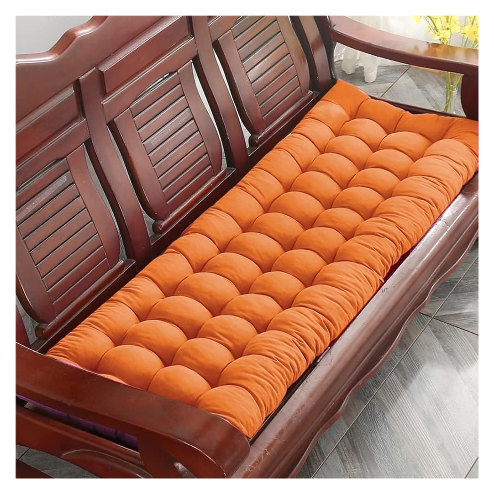Coussin pour banc de jardin extérieur long dossier matelas chaise 150x50 180x50