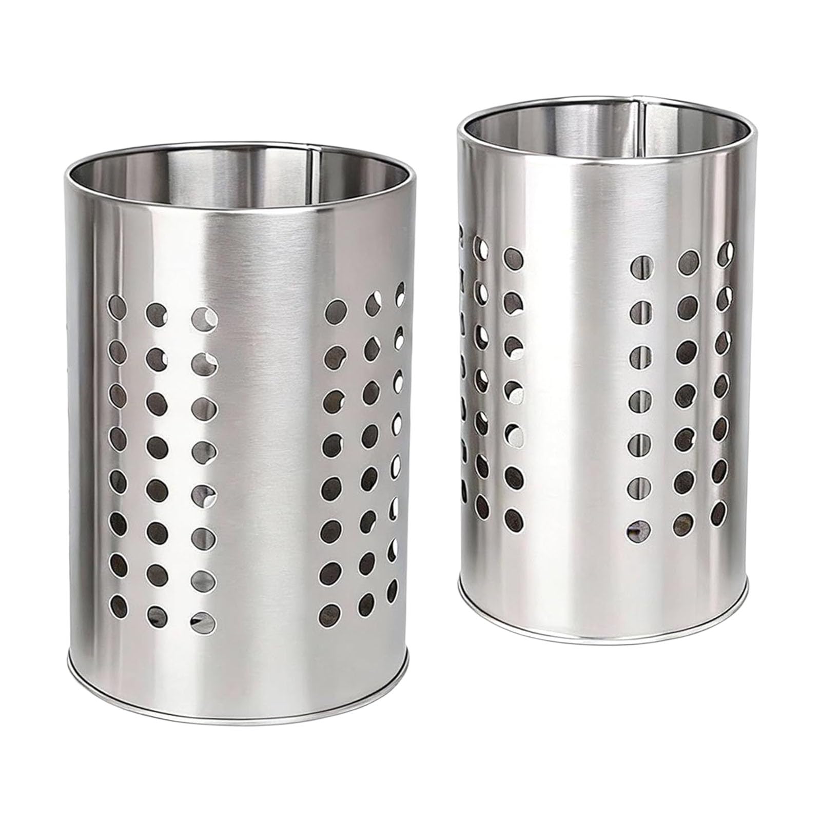 Hsioluted 2Pcs Multipurpose Stainless Steel Spoon Hygienic Storage for Home and Restaurant Utensil Drying Rack