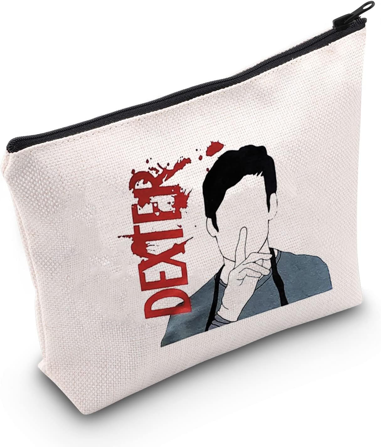 POFULLTV show Inspired Gift True Crime Makeup Bag Crime TV show Fans Gift (Dext bag)